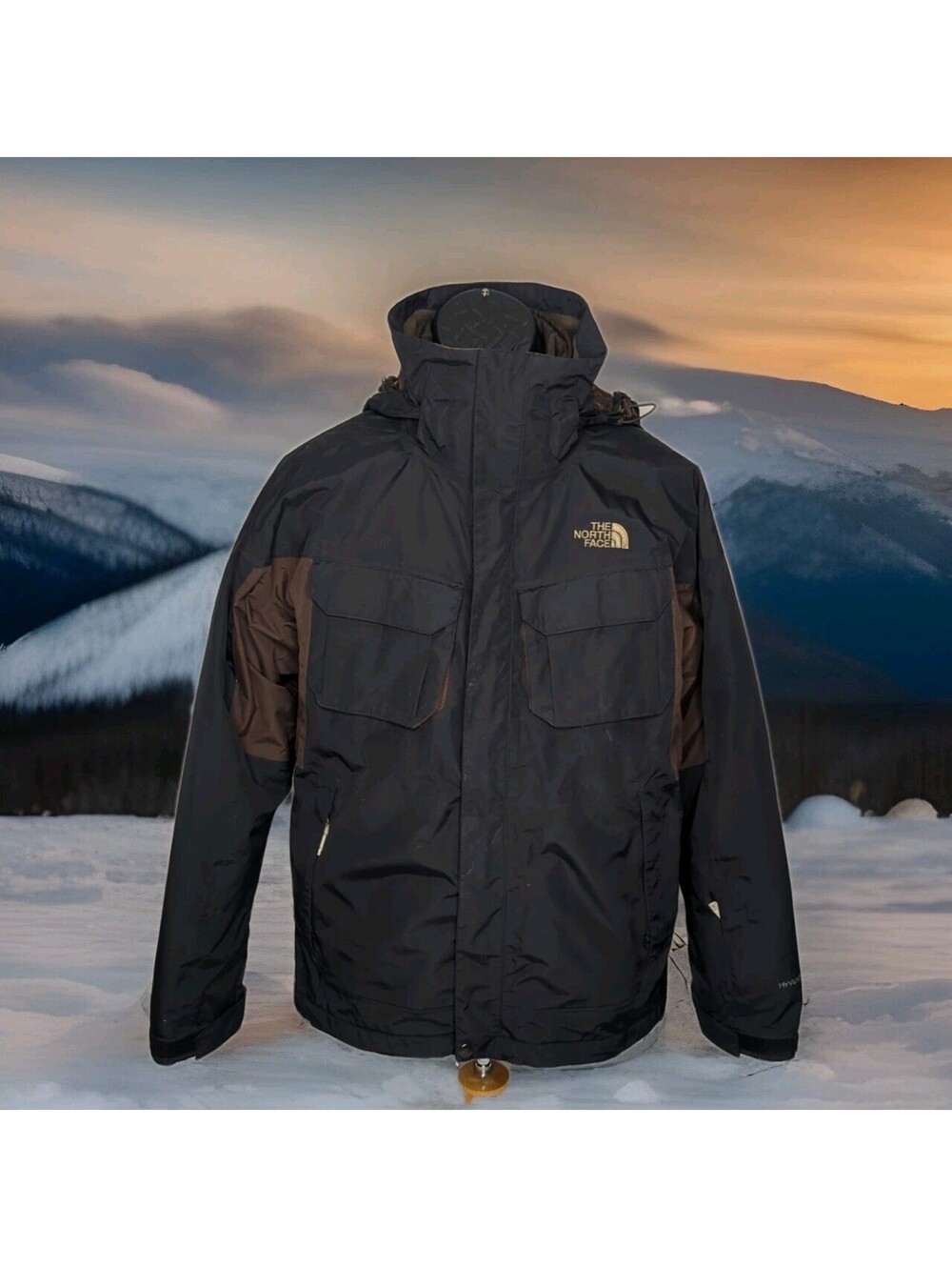 The North Face Hyvent Mountain Parka 3-IN-1 Triclimate Winter Jacket Ski Medium